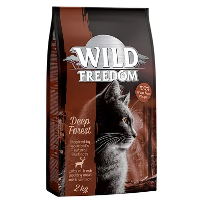 Wild Freedom Deep Forest, 100 % viljaton resepti, tuoretta siipikarjanlihaa ja riistaa, 2 kg.