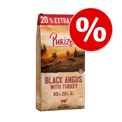 12 kg + 20% gratis! Purizon Adult - getreidefrei 14,4 kg