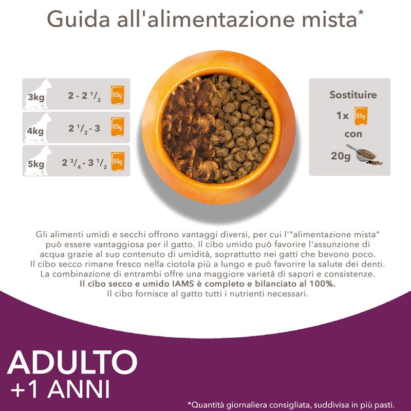 IAMS Delights Pacco misto 48 x 85 g Alimento umido per gatti