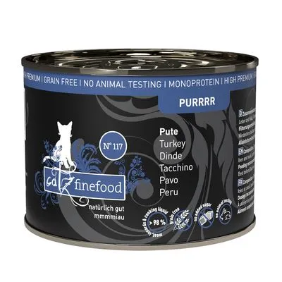 catz finefood Puur Blikken 6 x 200/190 g Kattenvoer