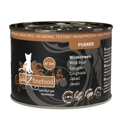 catz finefood Puur Blikken 6 x 200/190 g Kattenvoer