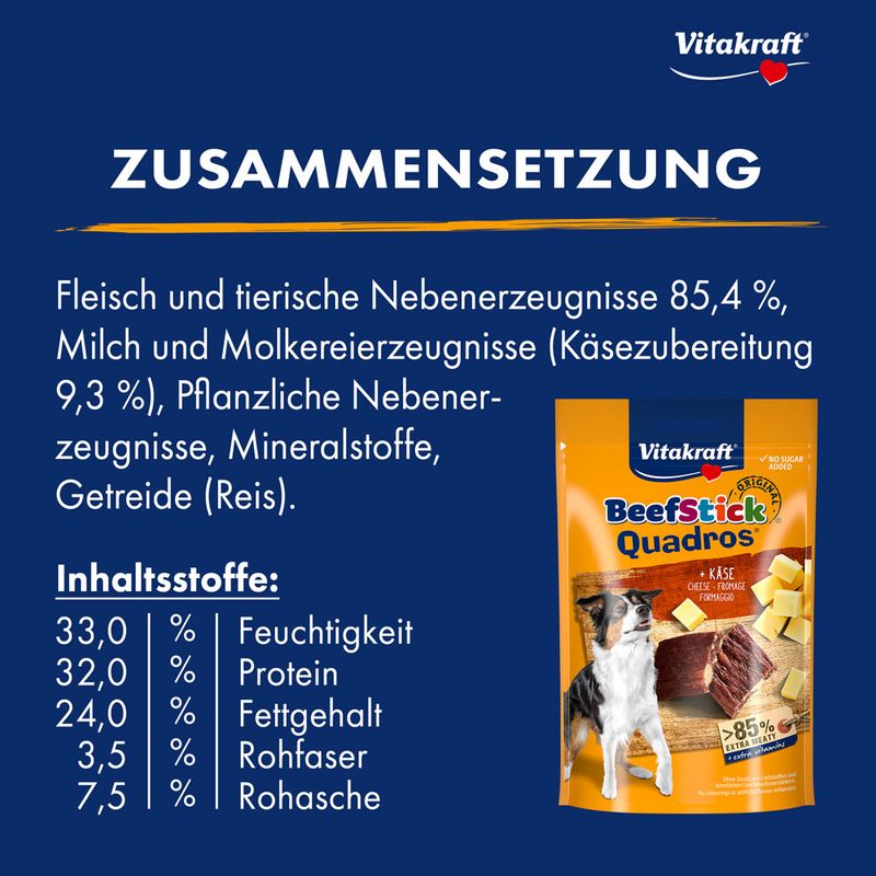 Vitakraft Rind Stick Quadros 70 g