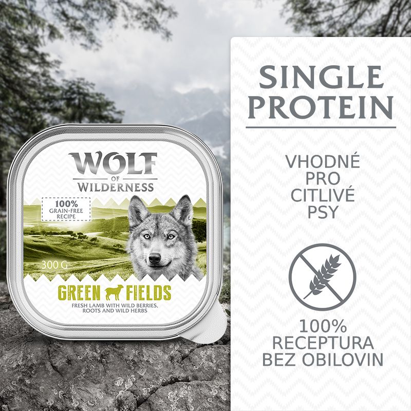 Wolf of Wilderness Adult - Single Protein 6 / 24 x 300 g miska