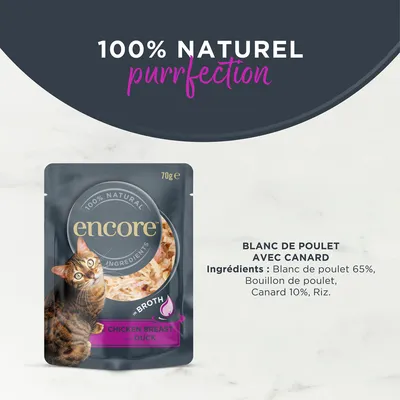 Lot Encore 48 x 70 g sachets pour chat