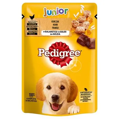 Pedigree Junior vershoudzakjes multipack