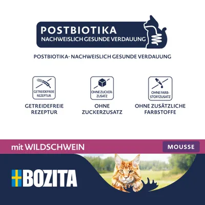 Bozita Mousse Postbiotics 12 x 85 g