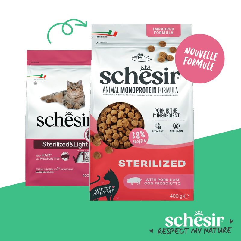 Schesir Sterilized & Light au jambon