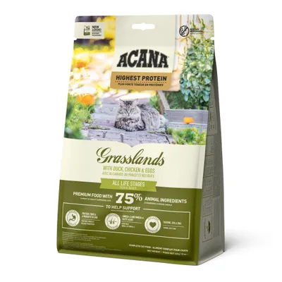 Acana Cat Highest Protein met kip, eend, kalkoen en kwartel - 340 g Acana Cat Highest Protein met kip, eend, kalkoen en kwartel - 340 g