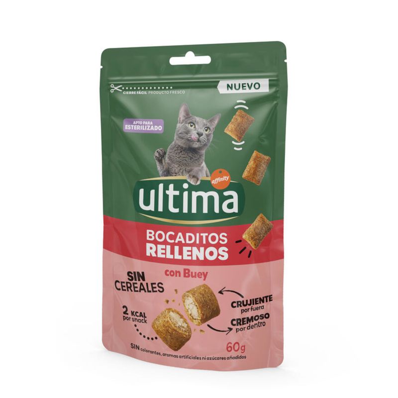 Ultima Snacks Filled Bites with Beef - cat snacks