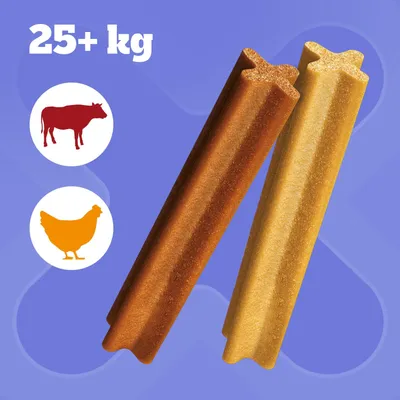 Pedigree Dentastix Daily Dental Sticks for Large Dogs (25kg+) - 112 Sticks (Chicken & Beef)