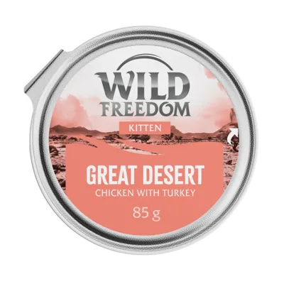 Wild Freedom Kitten Schale 6 x 85 g - Great Desert Truthahn & Huhn Wild Freedom Kitten Schale 6 x 85 g - Great Desert Truthahn & Huhn
