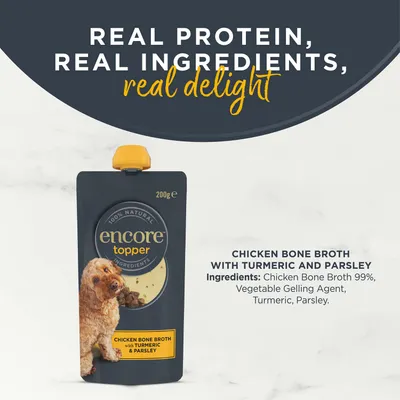 Encore Topper 6 x 200g - Chicken Bone Broth Encore Topper 6 x 200g - Chicken Bone Broth