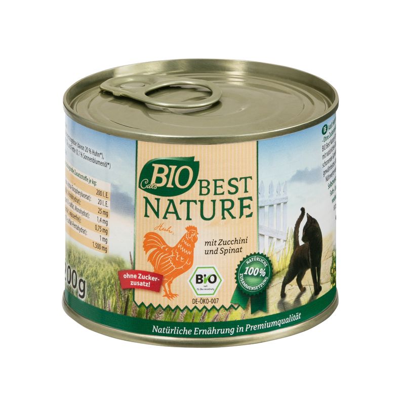 Best Nature Cats Bio Hähnchen und Zucchini