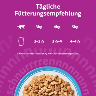 Whiskas 1+ Adult Frischebeutel 40 x 85 g - Fisch in Gelee (4 Sorten) Whiskas 1+ Adult Frischebeutel 40 x 85 g - Fisch in Gelee (4 Sorten)