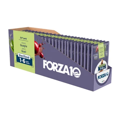 BOTANICAT FORZA10 Soft Paste Sterilized 1-6 Years 24 x 80 g - Reich an Wachtel BOTANICAT FORZA10 Soft Paste Sterilized 1-6 Years 24 x 80 g - Reich an Wachtel