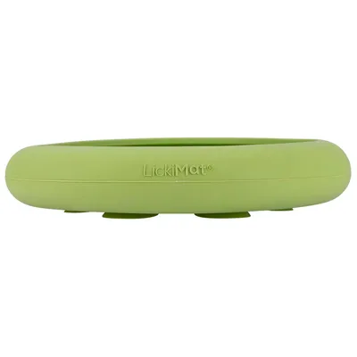LickiMat Schleckmatte für Hunde UFO, grün - Ø 18,5 x H 6 cm LickiMat Schleckmatte für Hunde UFO, grün - Ø 18,5 x H 6 cm