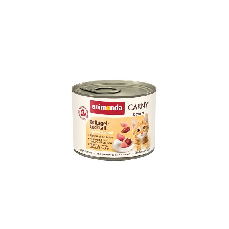 animonda Carny Kitten 12 x 200 g Kattenvoer ▻ Pak je voordeel