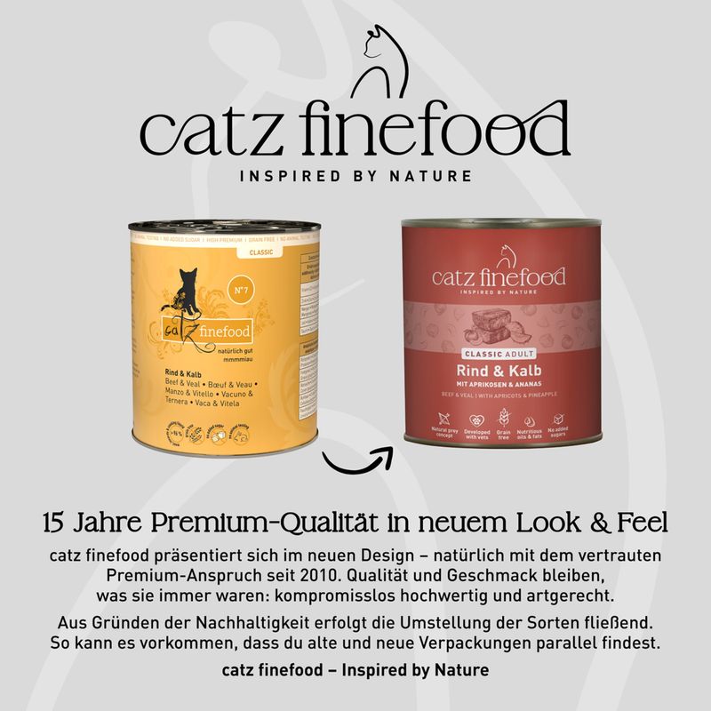 Sparpaket catz finefood 24 x 800 g