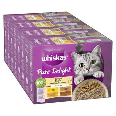Whiskas Pure Delight in buste 96 x 85 g umido per gatti