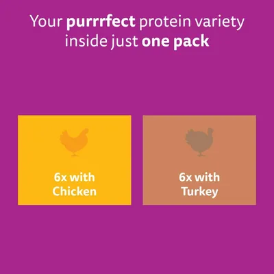 Whiskas 11+ Senior Pouches in Jelly - Poultry Feasts in Jelly (48 x 85g)
