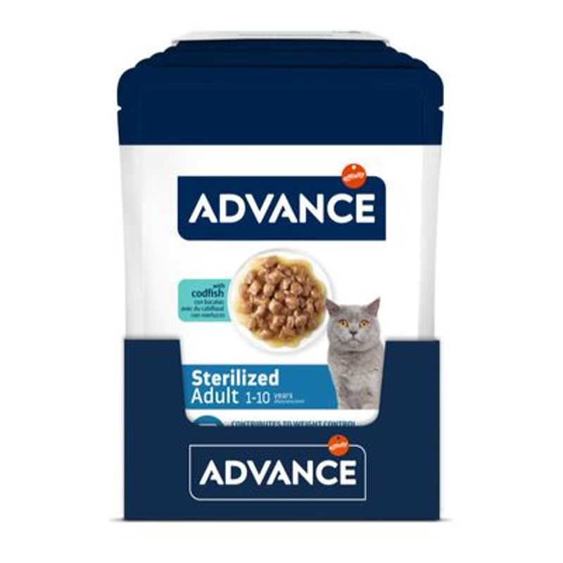 Advance Feline Sterilized Kabeljauw