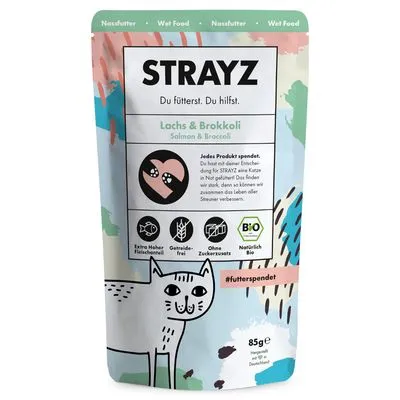 STRAYZ Bio Zakje 6 x 85 g