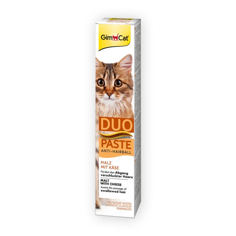 GimCat Duo Paste Anti-Hairball, pasta ze słodem i serem