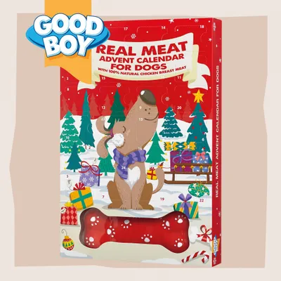 Good Boy Real Meat Advent Calendar for Dogs - 1 Advent Calendar Good Boy Real Meat Advent Calendar for Dogs - 1 Advent Calendar