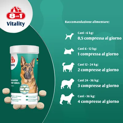 8in1 Vitality Compresse di Glucosamina + MSM