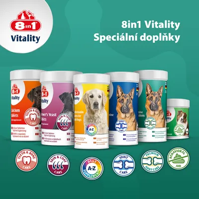 8v1 Vitality tablety glukosamín + MSM