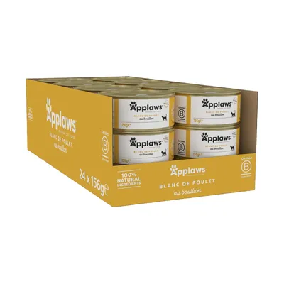 Lot de boîtes Applaws 24 x 156 g