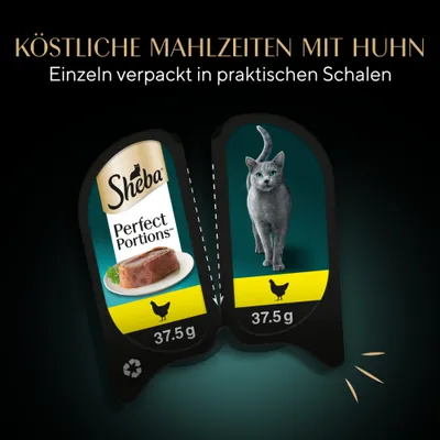 Sheba Perfect Portions 6 x 37,5 g pour chat - poulet Sheba Perfect Portions 6 x 37,5 g pour chat - poulet