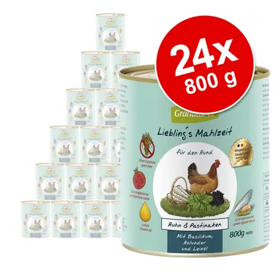 GranataPet Liebling's Måltid 24 x 800 g i økonomipakke