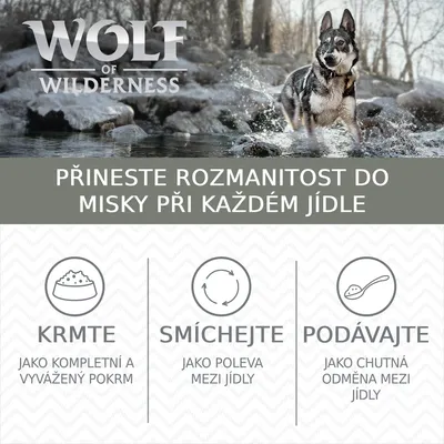 Wolf of Wilderness Adult - Single Protein 6 / 24 x 300 g miska