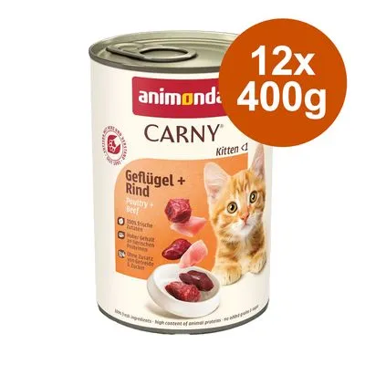 animonda Carny Kitten 12 x 400 g Kattenvoer