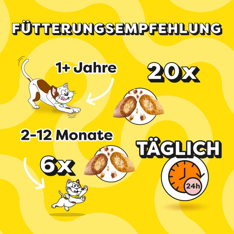 Dreamies Mix Katzensnack, Huhn & Ente