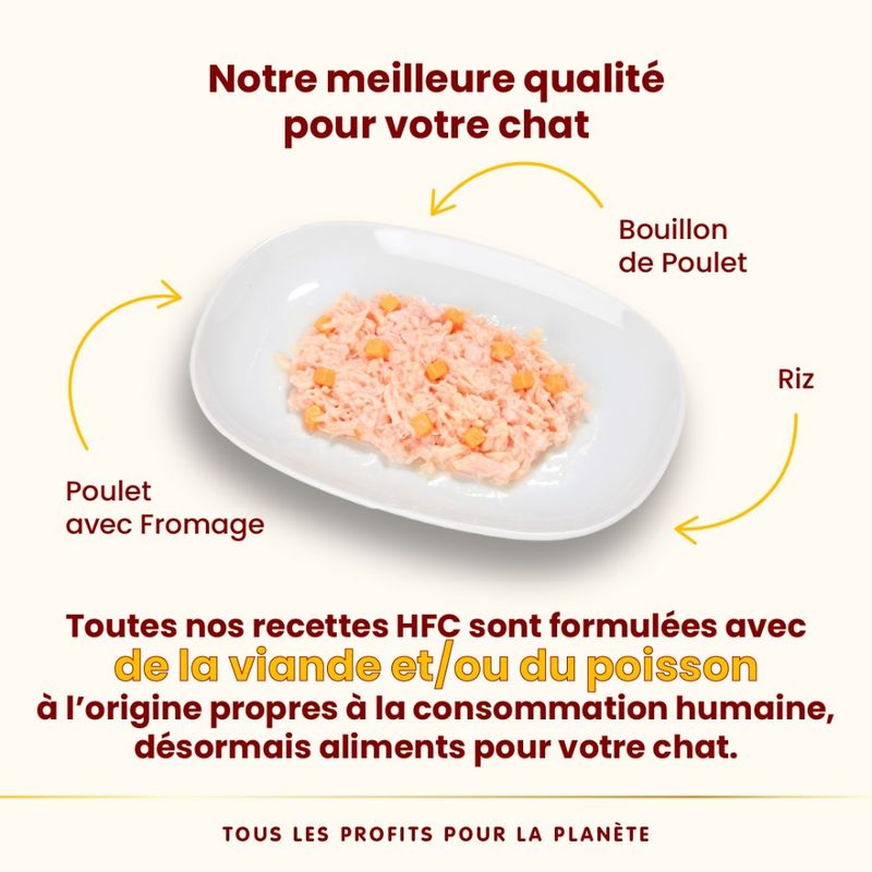  Almo Nature HFC Natural 6 x 70 g pour chat