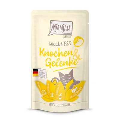 Mjamjam Quetsche Wellness Botten & Gewrichten. Beste kwaliteit uit Duitse productie, met groenlipmossel, zonder suiker, graanvrij.