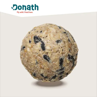 Donath. Fly wild. Feed love. Fat ball with grains and seeds for wild birds.
