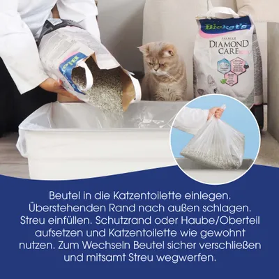 Biokat's Einweg-Polybeutel für Katzentoiletten