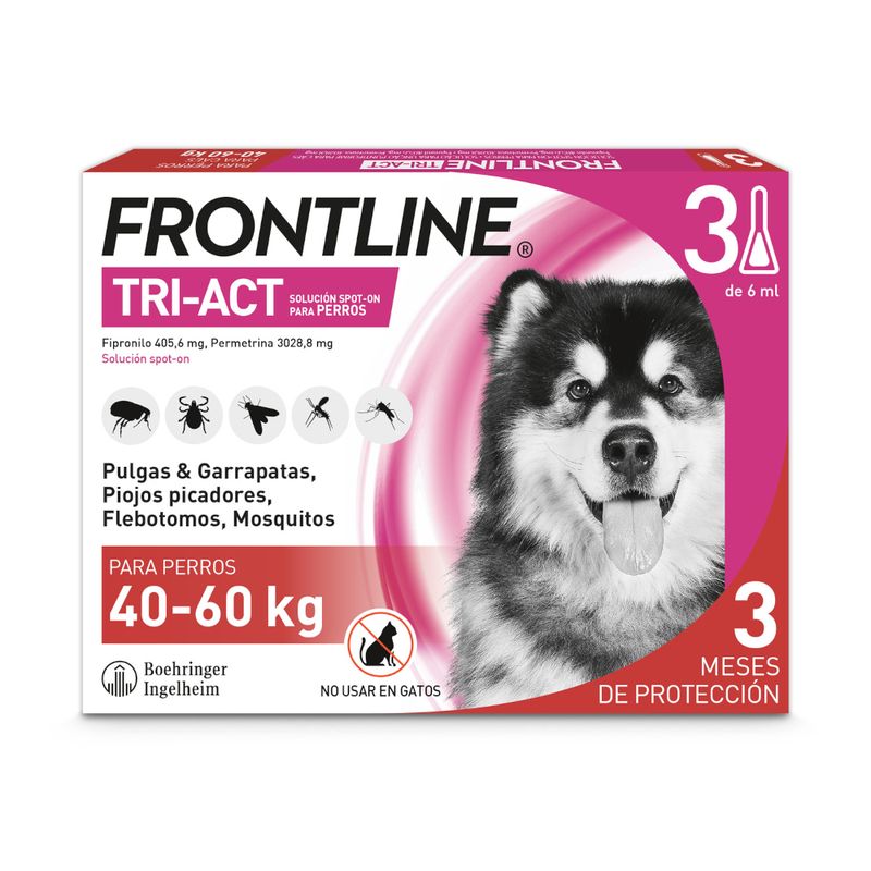 Frontline® Tri-Act pipetas para perros de 40 - 60 kg