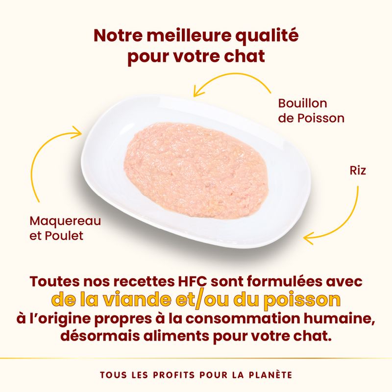 Lot Almo Nature HFC Mousse 24 x 70 g pour chat