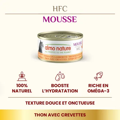 Lot Almo Nature HFC Mousse 24 x 70 g pour chat