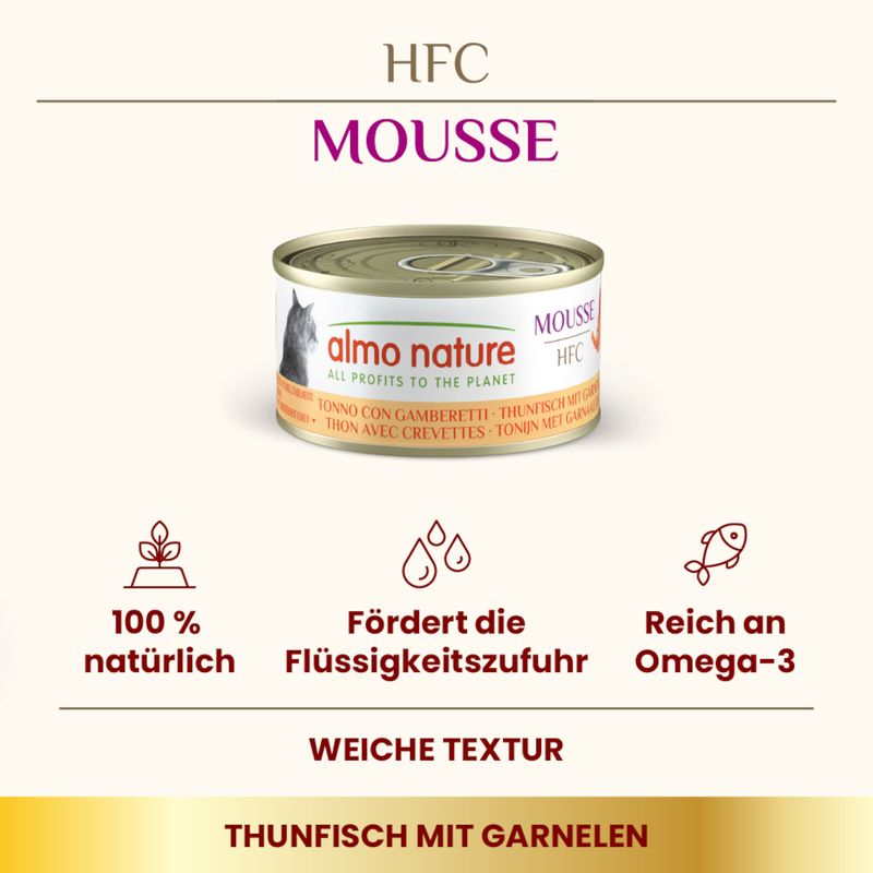 Sparpaket Almo Nature HFC Cat Mousse 24 x 70 g