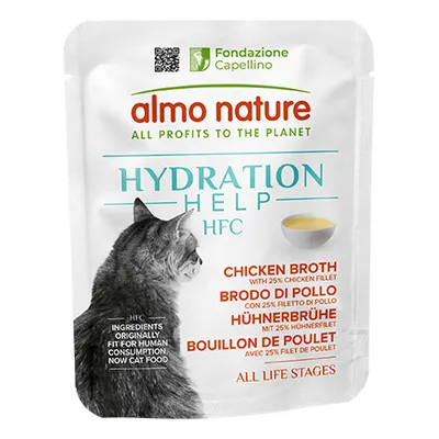 Almo Nature HFC 1,2 kg + 6 x 50 g HFC Hydration Help zdarma