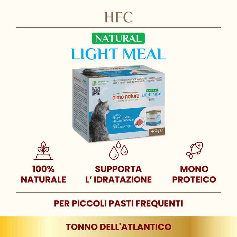 Almo Nature HFC Natural Light 24 x 50 g Alimento umido per gatti