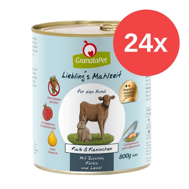 Sparpaket GranataPet Liebling's Mahlzeit 24 x 800 g