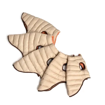 Nomad Tales Bloom hundefrakk puffer, oransje/beige