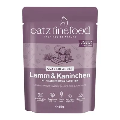 catz finefood Maaltijdzakjes Voordeelpakket 16 x 85 g Kattenvoer