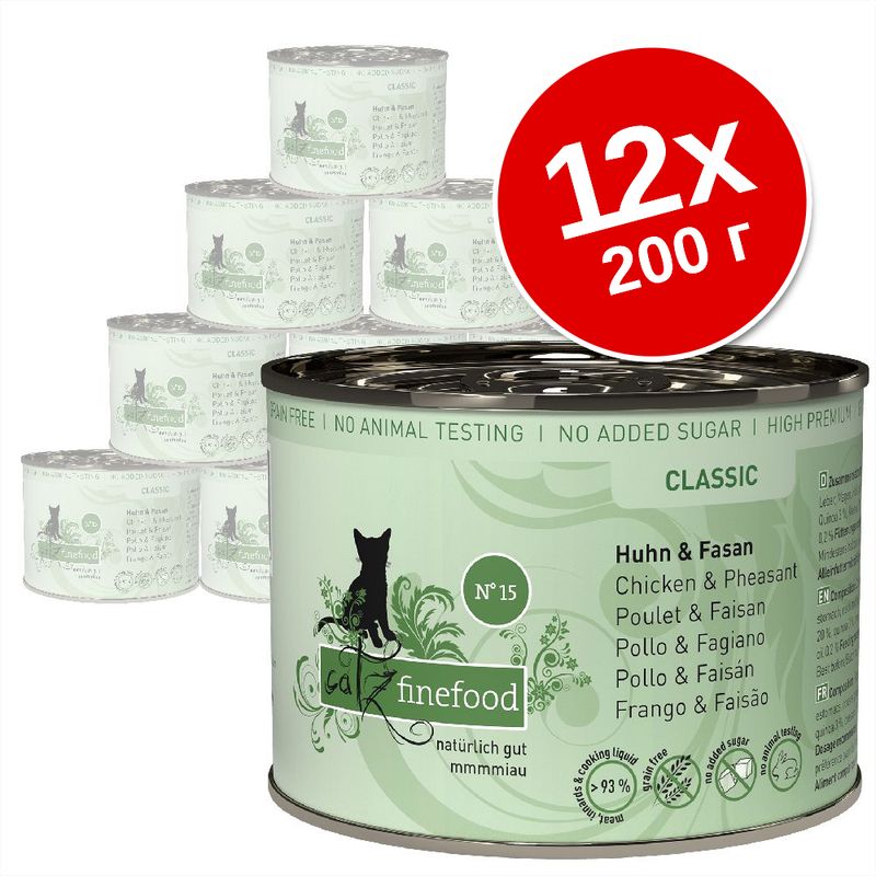 Экономупаковка catz finefood 12 x 200 г